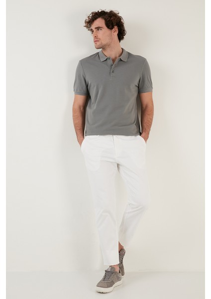 Pamuk Düğmeli Regular Fit Polo T Shirt Erkek Polo 5902127 fırsatları