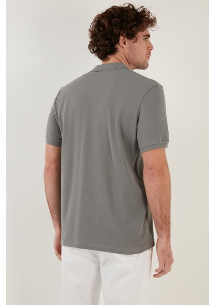 Pamuk Düğmeli Regular Fit Polo T Shirt Erkek Polo 5902127 indirimleri