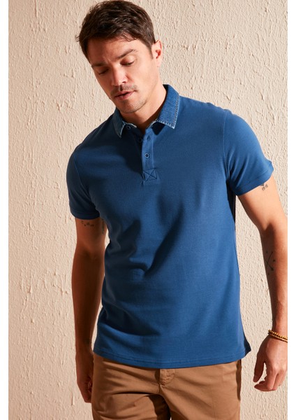 % 100 Pamuk Polo T Shirt Erkek Polo 5902134