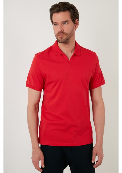 Slim Fit Pamuklu Polo T Shirt Erkek Polo 5902141