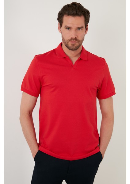 Slim Fit Pamuklu Polo T Shirt Erkek Polo 5902141