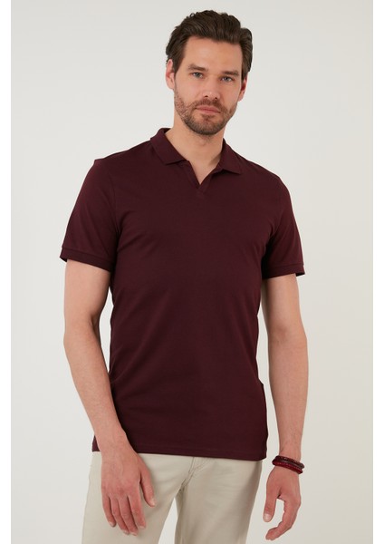 Slim Fit Pamuklu Polo T Shirt Erkek Polo 5902141