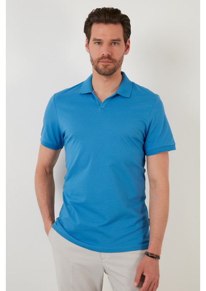 Slim Fit Pamuklu Polo T Shirt Erkek Polo 5902141 modelleri