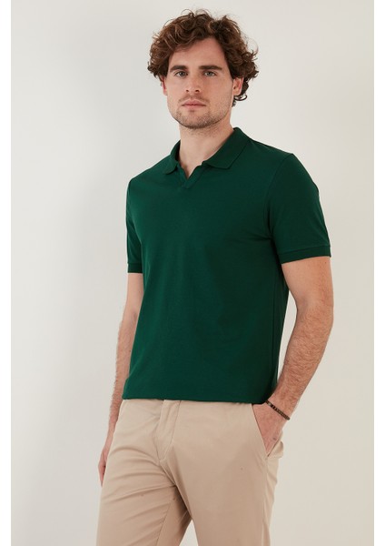 Slim Fit Pamuklu Polo T Shirt Erkek Polo 5902141