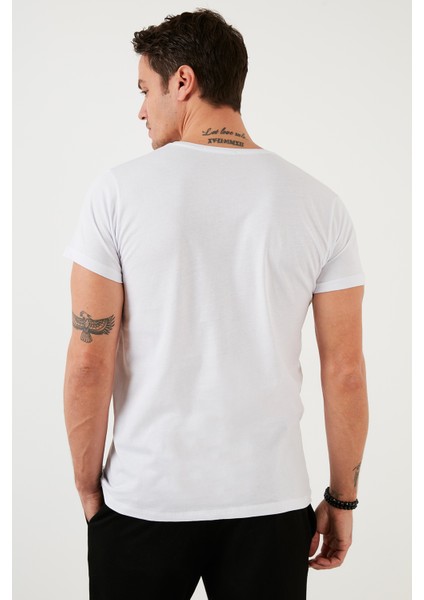 Baskılı Bisiklet Yaka % 100 Pamuk T Shirt Erkek T SHİRT 541PUSULA indirimleri