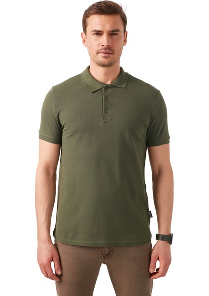 % 100 Pamuk Düğmeli Polo T Shirt Erkek POLO 5902127 fırsatları