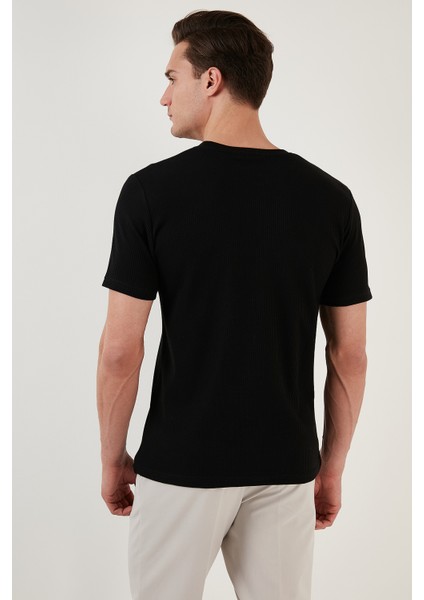 Pamuk Regular Fit Bisiklet Yaka T Shirt Erkek T Shirt 5902407 indirimleri