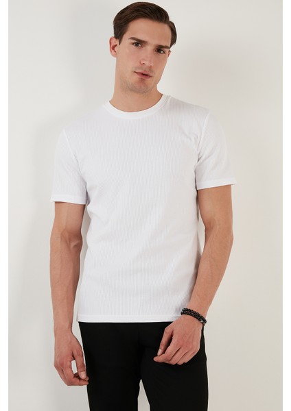 Pamuk Regular Fit Bisiklet Yaka T Shirt Erkek T Shirt 5902407 fırsatları