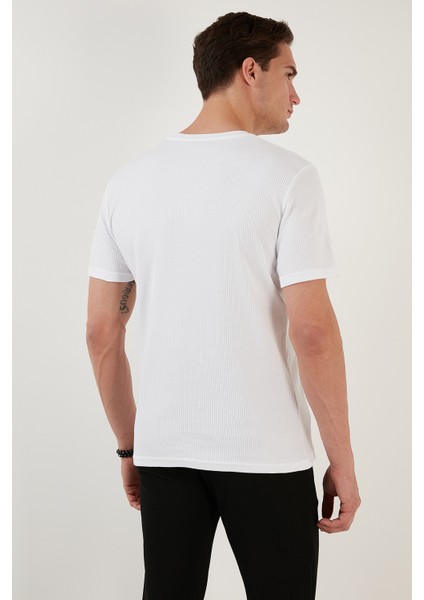 Pamuk Regular Fit Bisiklet Yaka T Shirt Erkek T Shirt 5902407 indirimleri