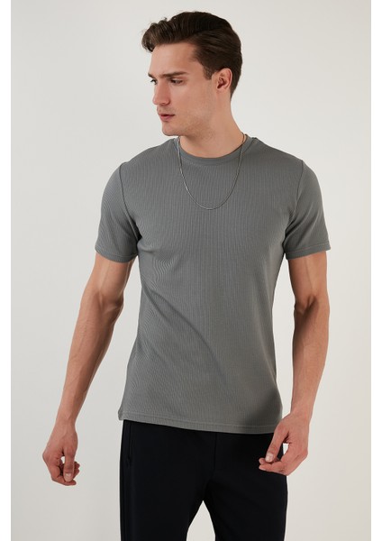 Pamuk Regular Fit Bisiklet Yaka T Shirt Erkek T Shirt 5902407 fırsatları