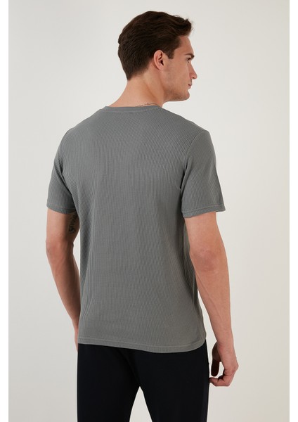 Pamuk Regular Fit Bisiklet Yaka T Shirt Erkek T Shirt 5902407 indirimleri