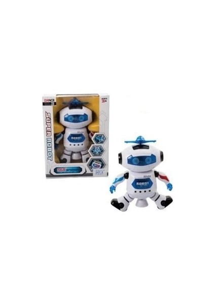 Oyuncak Işıklı ve Müzikli 360 Derece Dönen Pervaneli Dansçı Robot Dansçı Robot fırsatları
