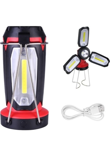 Çok Fonksiyonlu USB Şarj Kamp Lambası Açık Çadır Taşınabilir Lamba El Feneri Masa Lambası fiyatları