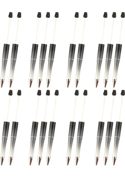 20X Boncuk Pens Rollerball Pen Beyaz Kalem Sınıf Kırtasiye Siyah (Yurt Dışından) fırsatları