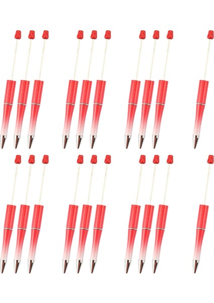 20X Boncuk Pens Rollerball Kalem Yaylı Kalem Çizim Sınıf Kırtasiye Kırmızı (Yurt Dışından) fırsatları