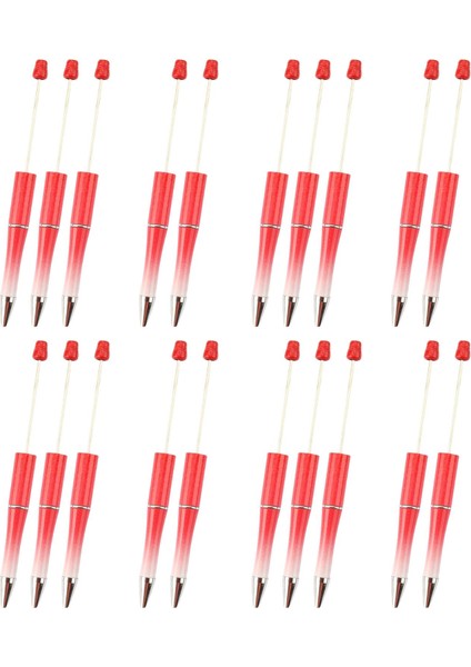 20X Boncuk Pens Rollerball Kalem Yaylı Kalem Çizim Sınıf Kırtasiye Kırmızı (Yurt Dışından) indirimleri