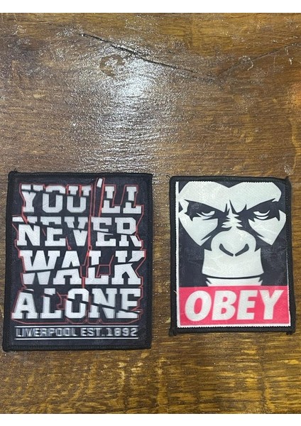 12X10 2 Farklı Model Kızgın Maymun Aplike Arma Dikiş ve Hobi Aksesuarı