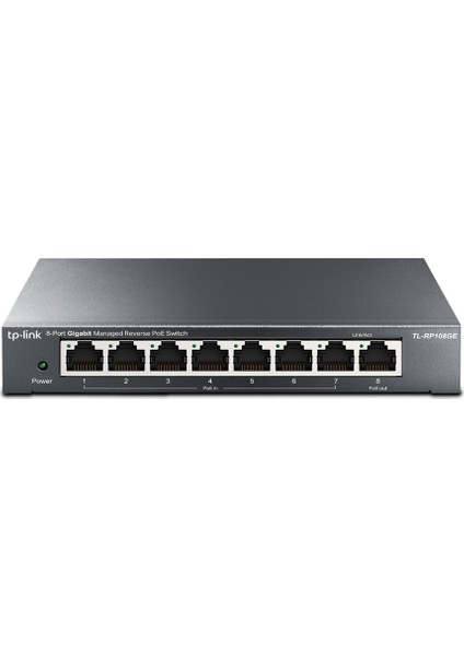 TL-RP108GE, 8-Port Gigabit Managed Reverse Poe Switch