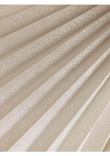Plicell Plise Perde Mosaic - 02 Desenli Vizon