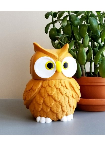 Şirin Baykuş Dekoratif Biblo 15 cm