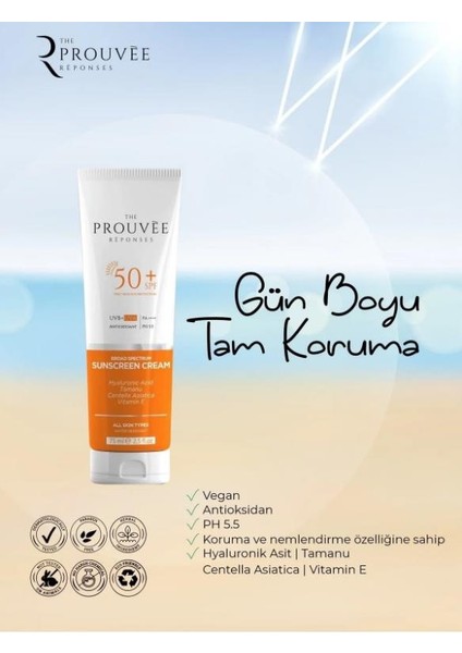 The Prouvee Reponses The Prouvee Reponse 50 Spf Güneş Kremi 75ML