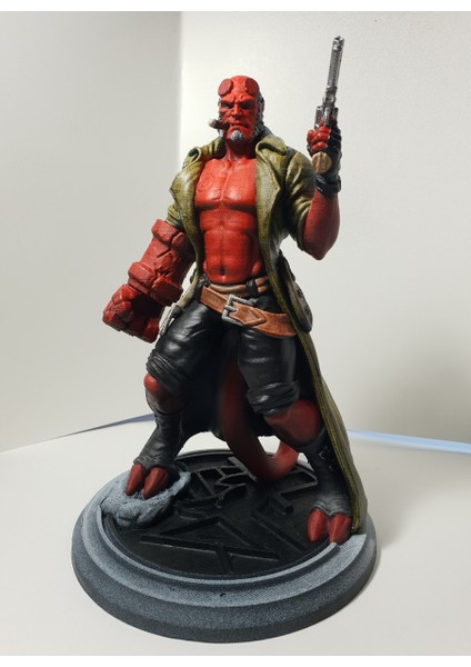 Turansoy Craft Hellboy Marvel Boyalı Figür 26 cm (Dev Boy)