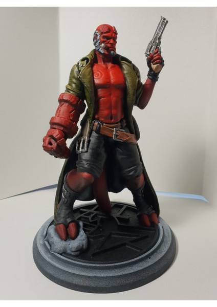 Turansoy Craft Hellboy Marvel Boyalı Figür 26 cm (Dev Boy)