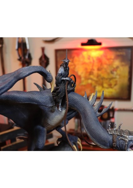 Nazgul Frodo ve Sam Yüzüklerin Efendisi Lotr Boyalı Figür 30 cm (Dev Boy)