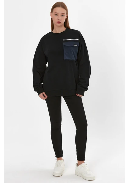 Alexander Gardi Cep Detaylı Oversize Sweatshirt (E23-75500)