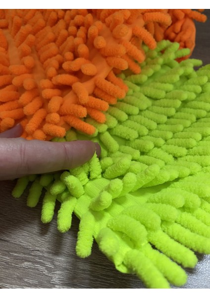 Makarna Mop Nemli Mop Paspas Ucu Geniş Temizleme Yüzeyi Toz Toplamya Uzun Parçalar 60 cm