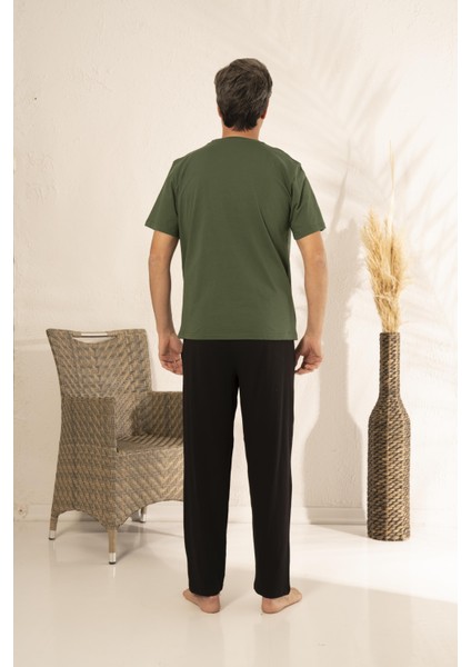 Erkek Kısa Kollu Active Baskılı Yazlık Penye Pijama Takımı fırsatları