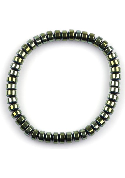 Hematit Doğal Taş Bileklik 3 x 6 mm Rondel Kesim fiyatları