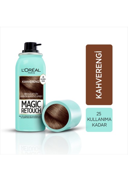 Loreal Paris Magic Retouch Beyaz Dipleri Kapatıcı Sprey - Kahverengi x 2 Adet modelleri