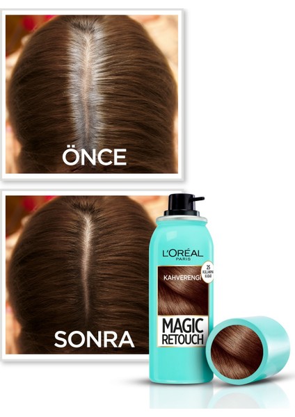 Loreal Paris Magic Retouch Beyaz Dipleri Kapatıcı Sprey - Kahverengi x 2 Adet fırsatları