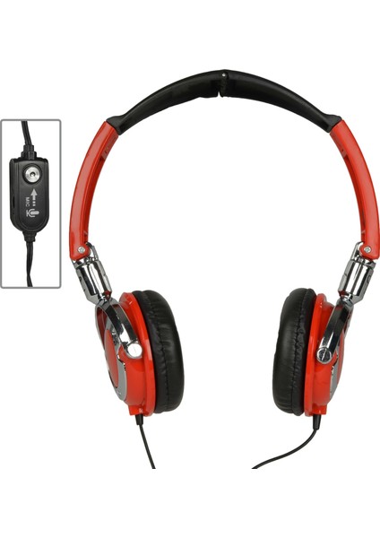 EL-1054C Kulaküstü Katlanabilir Mikrofonlu Bilgisayar Dj Profesyonel Kulaklık Çapraz Renkli 2 Adet