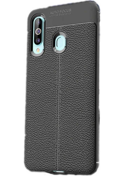 Samsung Galaxy A20S Kılıf Deri Görünümlü Renk Atmayan Dayanaklı Silikon Kapak (Niss) fiyatları