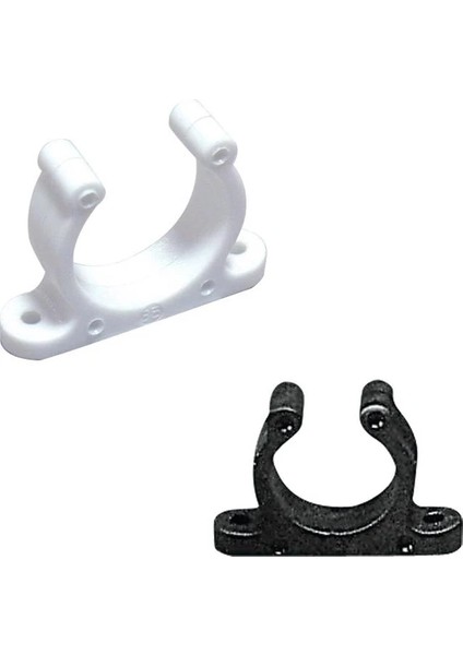 Plastic Support Clip, Ø30MM, Black