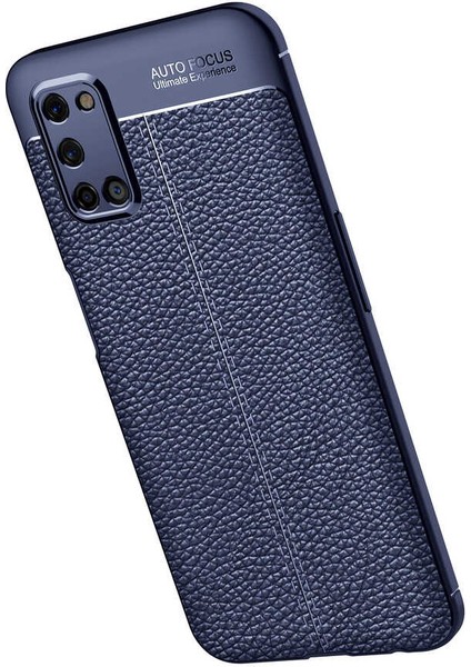 Oppo A72 Kılıf Deri Görünümlü Renk Atmayan Dayanaklı Silikon Kapak (Niss) modelleri