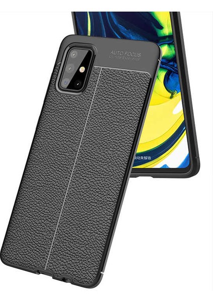 Samsung Galaxy M31S Kılıf Deri Görünümlü Renk Atmayan Dayanaklı Silikon Kapak (Niss) indirimleri