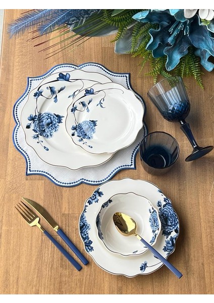 Yemek Takımı Blue Blanche 24 Parça 6 Kişilik modelleri