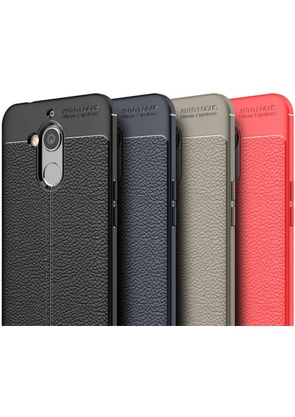 General Mobile 8 Kılıf Deri Görünümlü Renk Atmayan Dayanaklı Silikon Kapak (Niss) modelleri