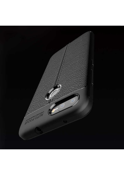 Asus Zenfone Max Plus (M1) ZB570TL Kılıf Deri Görünümlü Renk Atmayan Dayanaklı Silikon Kapak (Niss) modelleri