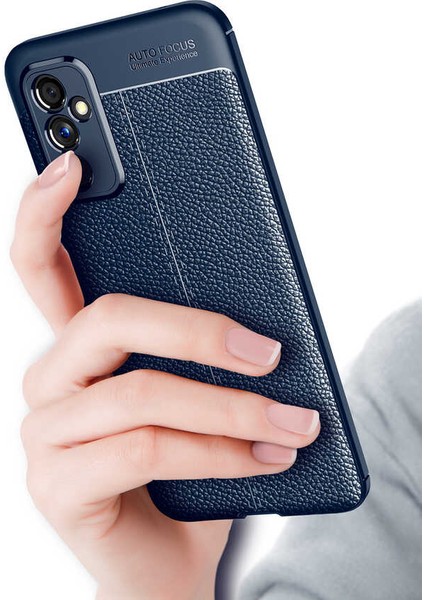 Samsung Galaxy M52 Kılıf Deri Görünümlü Renk Atmayan Dayanaklı Silikon Kapak (Niss) indirimleri