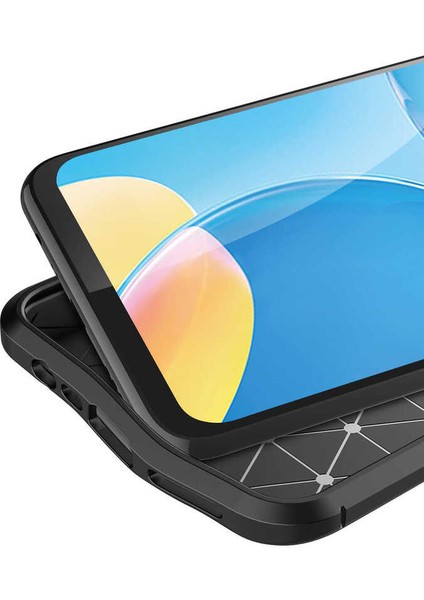 Oppo A15S Kılıf Deri Görünümlü Renk Atmayan Dayanaklı Silikon Kapak (Niss)