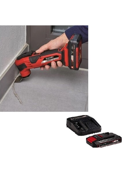 Tc-Mg 18 Li - Solo, Akülü Raspalama Makinesi + 18V 2,5 Ah Pxc Starter Kit (Başlangıç Seti)