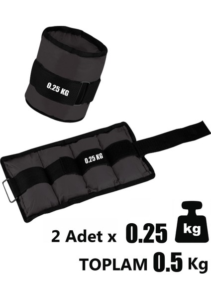 Siyah El Veya Ayak Bileği Ağırlığı + 1 kg Dambıl Set Hediyeli fiyatları