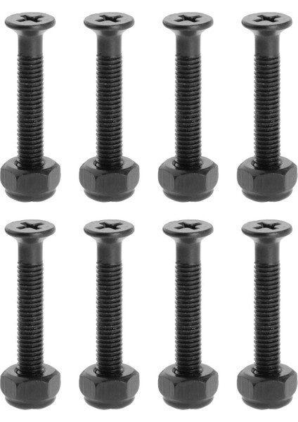 8 Pcs Longboard Kaykay Tekerlek Onarımı Montaj Donanım Vidaları Nut Cıvataları (Yurt Dışından)