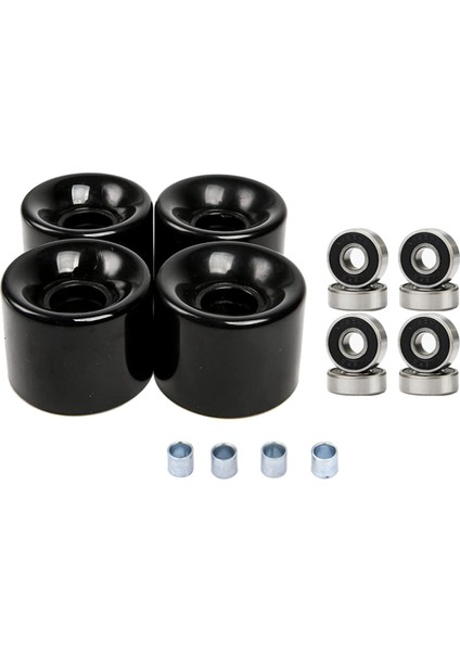 Paket Kaykay Tekerlekleri Sertliği 78A 8 Adet Rulmanlar Aracı Kapak (Yurt Dışından)