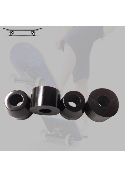 4 Adet Kaykay Kamyon Burç Yedek Longboard 90A Shim Rebuild Kitleri Siyah (Yurt Dışından) modelleri