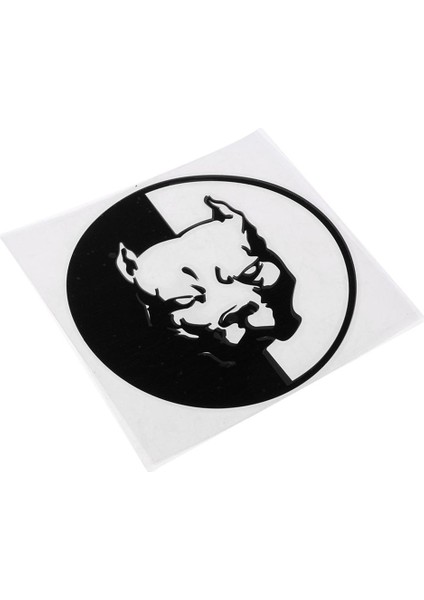 5 Adet 12X12 cm Köpek Başkanı Çıkartmaları Arabalar Için Su Geçirmez Araba Aplikler Pencere Kapı Siyah (Yurt Dışından) fırsatları